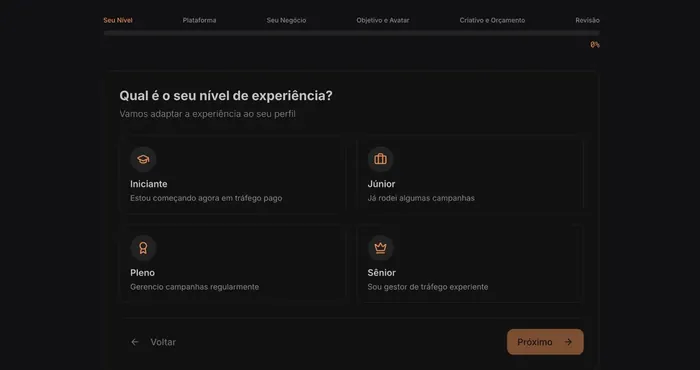 Formulario guiado de Agente Ads